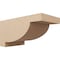 Ekena Millwork 10"W x 20"D x 10"H Wide Alpine Rough Cedar Woodgrain TimberThane Corbel, Primed Tan CORUR10X20X10ALPRCPR - alternate 1